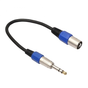 Mejor <span class=keywords><strong>Precio</strong></span> profesional 3Pin XLR macho Jack 1/4 "6,35mm macho estéreo Cable de micrófono - Product Image 5