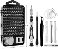 TGS 115 en 1 Kit d'outils de réparation magnétique Kit d'outils électroniques Embouts micro-magnétiques pour réparation de tablettes, PC, iPhone et PS4