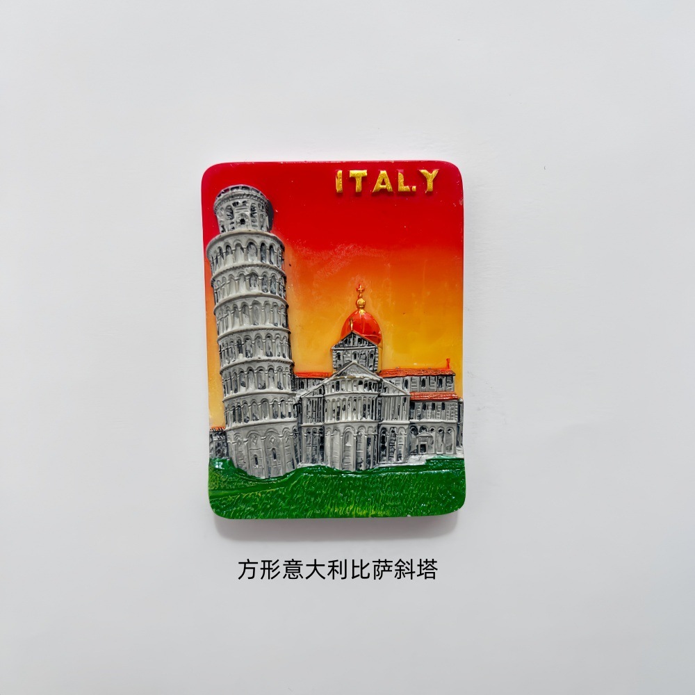 Tour penchée de pizza italienne carrée L38