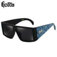 Lunettes de soleil polarisées UV400 bleues de haute qualité pour hommes GCOTX, style hip-hop, lunettes de soleil noires Dubery pour la conduite à moto