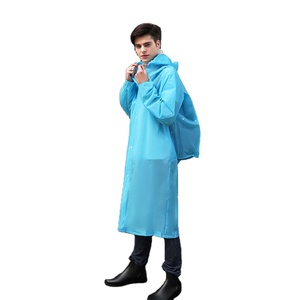 Chubasquero para adultos con mochila, equipo <span class=keywords><strong>de</strong></span> lluvia <span class=keywords><strong>de</strong></span> viaje no desechable, impermeable EVA grueso <span class=keywords><strong>de</strong></span> una pieza para hombres y mujeres a la moda - Product Image 2