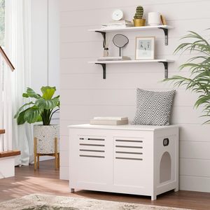 <strong>Floating</strong> <strong>Shelves</strong> Wall Mounted <strong>Shelves</strong> Set of 3 <strong>Deep</strong> <strong>Shelves</strong> Wide Display Ledges for Living Room - Product Image 4