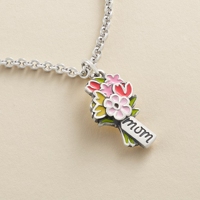 Pendentif en argent pur S925 James Avery, thème maman, famille, papillon, fleur, cœur, pour femmes, cadeau pour la fête des mères, pendentif DIY