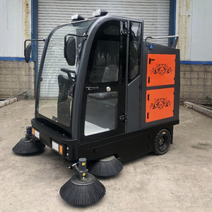 Ride On Sweeper 800mm Main Brush 500mm Side Brush 48V Electric Industrial Factory Commercial Cleaning Vehicle - Product Image 1