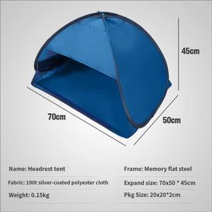 Toldo parasol automático ultraligero de apertura rápida con protección UV para cuatro estaciones, tipo Lazy Straight Bracing, para una habitación con reposacabezas - Product Image 3
