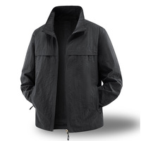Meilleure vente – Nouvelle veste de sport pour homme, coupe-vent décontractée à col montant, imperméable et légère, idéale pour le cyclisme