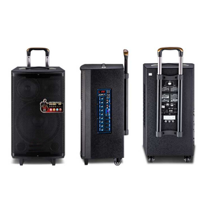 ลำโพงเคลื่อนที่แบบพกพาขนาด 12 นิ้ว พร้อมพอร์ต USB และแบตเตอรี่แบบชาร์จได้ ลำโพงแบบมีล้อลาก ระบบเสียงกลางแจ้ง ลำโพงแบบชาร์จได้ OEM - Product Image 6