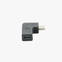 Adaptateur coudé Type-C mâle vers Micro USB 5P femelle pour téléphone Android, tablette, ordinateur, charge et transfert de données