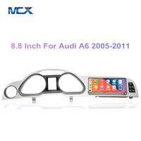 MCX 8.8 "8 Core Carplay Radio Multimédia Lecteur DVD GPS Navigation Écran Android pour Audi A6 C6 2005 2006 2007 2008 2009 2010