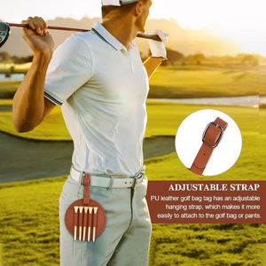Support de tees de golf personnalisé OEM d'usine, sac de rangement durable pour tees de golf gravé, étiquette de rangement pour tees de golf pour cadeaux d'affaires - Product Image 5