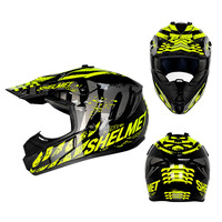 Casque de moto intégral toutes saisons à double lentille en ABS avec grande aile arrière personnalisée pour la sécurité du motard