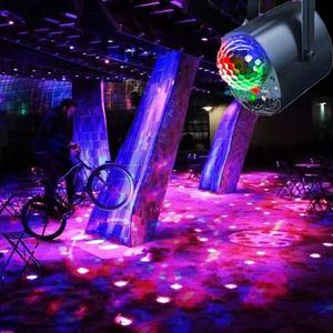 Đầy Màu sắc xoay màu đèn KTV điều khiển bằng giọng nói đèn nhấp nháy môi trường xung quanh đèn thanh Disco đèn pin - Product Image 3