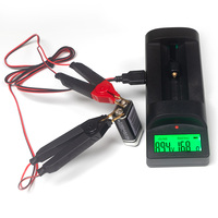 Peacefair High-Precision DIY 4-Wire Kelvin Clip USB Battery Tester Internal Resistance 18650 Lithium Battery Meter Tester