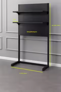 Étagères de rangement en acier, présentoir, support léger, bricolage, pour entrepôt, <span class=keywords><strong>supermarché</strong></span> - Product Image 6