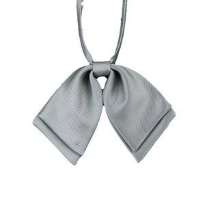 Corbatas Japonesas Pequeñas de Jacquard de Color Sólido con Lazo, Cuello de Flores, Mango Largo, Punta Larga y Doble Capa - Product Image 5