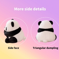 2023 célèbre chinois bébé panda en peluche animal jouet doux fourrure poupée personnalisé en peluche mignon panda décorer porte-clés