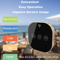 Système d'appel sans fil de type montre pour serveurs, avec 5 boutons d'appel de table, système de pagination sans fil pour clients, idéal pour les cafés