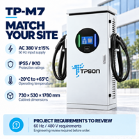 Chargeur de véhicule électrique extérieur TPSON TP-M7, sur pied, 120/160/180/240 kW, OCPP1.6J, protection électrique complète
