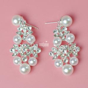 MSFAEM Venta caliente Novia Regalos Boda Conjuntos Joyería Nupcial Corona Pendientes Mujeres Collar - Product Image 4