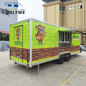 ONLYWE Food Truck Commerciale da 16 Piedi, Rimorchio Mobile per Street Food con Cucina Completa, Licenziato per la Vendita - Product Image 5