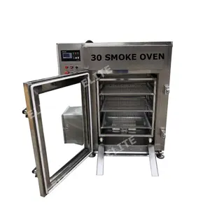 Meat Smoking Wood Oven Making Smoked Meat For Sausage Processing Line