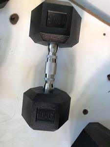 Thiết Kế Chuyên Nghiệp Nhà Phòng Tập Thể Dục Hex Quả Tạ Đặt 5Kg 7.5Kg 10Kg 20Kg Trọng Lượng Cao Su Tráng Đúc Sắt Và Thép Hình Lục Giác Quả Tạ - Product Image 5