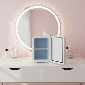<span class=keywords><strong>Mini</strong></span>-réfrigérateur double usage 4L, électrique, portable, <span class=keywords><strong>pour</strong></span> la maison et la voiture, avec fonction de refroidissement et de chauffage <span class=keywords><strong>pour</strong></span> les cosmétiques - Product Image 3