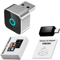 Adaptateur CarPlay sans fil pour voiture, pour iPhone, Bluetooth USB et extension Type-C, Android Auto, convertit le CarPlay filaire en sans fil