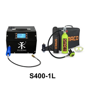 <span class=keywords><strong>Smaco</strong></span> fabricante directo 1L alta presión 200bar 3000psi Mini equipo de buceo portátil establece cilindro de Gas de tanque de aluminio - Product Image 1