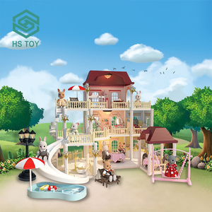 HS TOY DIY-diario <span class=keywords><strong>de</strong></span> Koala <span class=keywords><strong>de</strong></span> 3 capas, muebles <span class=keywords><strong>de</strong></span> lujo para Villa, castillo, <span class=keywords><strong>casa</strong></span> <span class=keywords><strong>de</strong></span> <span class=keywords><strong>muñecas</strong></span> <span class=keywords><strong>con</strong></span> tobogán, juego <span class=keywords><strong>de</strong></span> simulación - Product Image 3