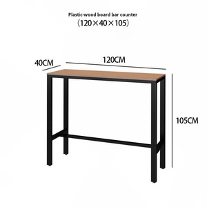 Nouveau design de tabourets de bar de haute qualité Ensemble de meubles de luxe Table et chaises d'extérieur de style industriel - Product Image 5