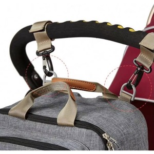 Sac à langer imperméable pour bébé, nouveau style, grande capacité, sac de voyage pour maman, sac d'hôpital, échantillon gratuit - Product Image 4