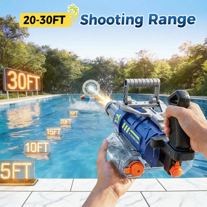 Pistola <span class=keywords><strong>de</strong></span> Agua Eléctrica para Adultos y Niños, Capacidad <span class=keywords><strong>de</strong></span> 3000 ml, Control por Voz, Alcance <span class=keywords><strong>de</strong></span> 26-30 Pies, Pistola <span class=keywords><strong>de</strong></span> Agua Gatling con Luces LED - Product Image 3