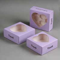 Boîte à gâteau personnalisée recyclable pour anniversaire, mariage, fête, boîte à gâteau en papier de qualité alimentaire pour boulangerie, boîte à biscuits, boîte à gâteau jetable de luxe, boîte à tiramisu