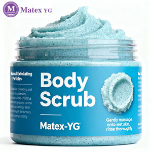 Crème au sel naturel OEM, gommage corporel au sucre brun et au beurre de karité, fabricant d'usine, étiquette privée, exfoliant, gommages corporels au collagène - Product Image 4