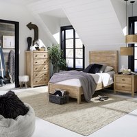 Neu eingetroffen: Modernes europäisches Design Holz-Schlafzimmermöbel-Set mit erweiterbarem Stauraum für Apartments und Hotels