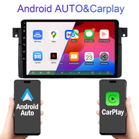Lecteur DVD de voiture Android Jiawell 9 pouces, autoradio GPS WIFI Carplay Android Auto GPS écran tactile pour BMW Série 3 E46 98-15