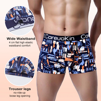 Caleçon intérieur taille mi-haute pour homme Caleçon respirant en polyester Sous-vêtement avec ceinture et logo imprimé sur mesure en soie de lait