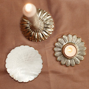 Bougeoir chauffe-plat en laiton pour la décoration de pièce maîtresse de table d'hôtels et de restaurants à la maison meilleur vendeur - Product Image 5