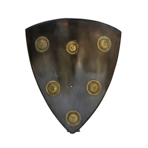 Armure de chevalier médiévale en acier doux de calibre 20, peinte et finie à la polisse, avec poignée, prix de gros - Product Image 1
