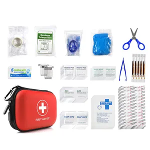 Factory Home Small Emergency Medical Multi-function Waterproof Eva Survival Bag And Convenient First Aid Kit Box With Supplies