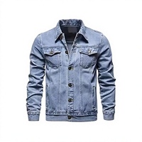 Chaqueta Vaquera Vintage Premium para Hombre, 100% Algodón, Ecológica, Transpirable, Construcción Resistente, Ajuste Cómodo, Estilo Urbano Informal