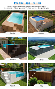 Piscina Flotante Prefabricada de Fibra de Vidrio con Diseño Tailandés, Filtro Natural, para Exteriores, Sobre el Suelo, en Contenedor - Product Image 6