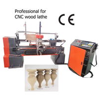 Tour à bois automatique CNC MT1020A pour tournage de pieds de chaise Mustang avec moteur pas à pas 380/220V 3-5.5kW et fonction de ponçage