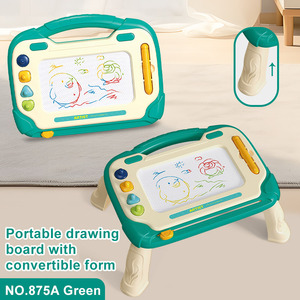 カスタム卸売子供アートグラフィティボードおもちゃミディアムスタンド色磁気絵画ボード消去可能描画ボードテーブル脚付き - Product Image 5