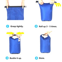 Sac étanche léger en PVC pour activités de plage et de plein air