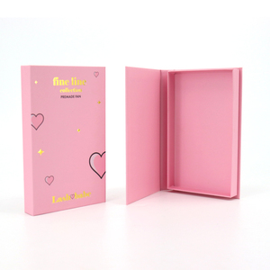 Cils de vison 3D de haute qualité, étiquettes personnalisées, faux cils vide, presse sur les ongles, boîte d'emballage, faux cils de 25mm avec fenêtre - Product Image 3