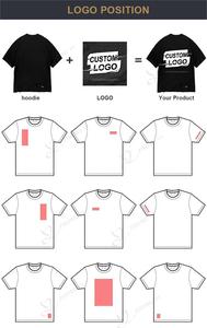 Haute qualité personnalisé poids lourd t-shirt coton Streetwear col épais surdimensionné recadrée Boxy graphique hommes T-Shirts - Product Image 2