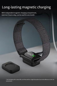 Moniteur de fréquence <span class=keywords><strong>cardiaque</strong></span> XOSS Beat Band Pro avec zones de fréquence <span class=keywords><strong>cardiaque</strong></span>/calories, <span class=keywords><strong>capteur</strong></span> HRM pour le fitness, le cyclisme, BLE5.0 ANT+ pour <span class=keywords><strong>Wahoo</strong></span> - Product Image 3