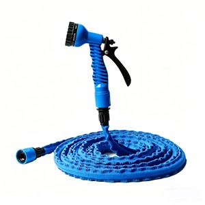 Manguera Mágica Expandible Roja de 25/50 pies con Boquilla de 7 Funciones - Manguera de Jardín Retráctil Anti-Torceduras para Uso Doméstico - Product Image 5